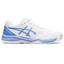 Asics Womens GEL-Dedicate 7 Tennis Shoes - White/Periwinkle Blue - thumbnail image 1
