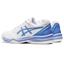 Asics Womens GEL-Dedicate 7 Tennis Shoes - White/Periwinkle Blue - thumbnail image 4