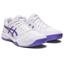 Asics Womens GEL-Dedicate 7 Tennis Shoes - White/Amethyst - thumbnail image 2