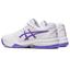 Asics Womens GEL-Dedicate 7 Tennis Shoes - White/Amethyst - thumbnail image 3