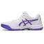 Asics Womens GEL-Dedicate 7 Tennis Shoes - White/Amethyst - thumbnail image 4