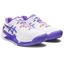 Asics Womens GEL-Resolution 9 Tennis Shoes - White/Amethyst - thumbnail image 2