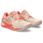 Asics Womens GEL-Resolution 9 Tennis Shoes - Pearl Pink/Sun Coral - thumbnail image 2