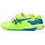 Asics Womens GEL-Resolution 9 Tennis Shoes - Hazard Green / Reborn Blue - thumbnail image 3