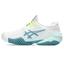 Asics Womens Court FF3 Tennis Shoes - White/Blue/Yellow - thumbnail image 4