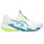 Asics Womens Court FF3 Tennis Shoes - White/Blue/Yellow