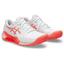 Asics Womens GEL-Challenger 14 Tennis Shoes - White/Sun Coral - thumbnail image 2