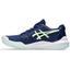 Asics Womens GEL-Challenger 14 Tennis Shoes - Blue Expanse/Illuminate Yellow - thumbnail image 4