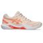 Asics Womens GEL-Dedicate 8 Tennis Shoes - Pearl Pink/Sun Coral - thumbnail image 1