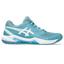 Asics Womens GEL-Dedicate 8 Tennis Shoes - Gris Blue/White - thumbnail image 7