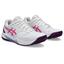 Asics Womens Gel-Dedicate 8 Padel Shoes - White/Dragon Fruit - thumbnail image 2