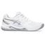 Asics Womens Gel-Dedicate 8 Padel Shoes - White/Pure Silver - thumbnail image 1