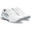 Asics Womens Gel-Dedicate 8 Padel Shoes - White/Pure Silver - thumbnail image 3
