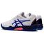 Asics Kids GEL-Resolution 8 GS Tennis Shoes - White/Lapis Lazuli Blue - thumbnail image 3