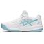 Asics Kids Gel-Game 8 Tennis Shoes - White/Smoke Blue - thumbnail image 4