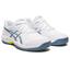 Asics Kids Gel-Game 9 Tennis Shoes - White/Steel Blue - thumbnail image 2