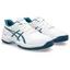 Asics Kids Gel-Game 9 Tennis Shoes - White/Restful Teal - thumbnail image 2