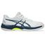 Asics Kids Gel-Game 9 Tennis Shoes - White/Mako Blue - thumbnail image 1