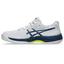 Asics Kids Gel-Game 9 Tennis Shoes - White/Mako Blue - thumbnail image 4