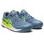 Asics Kids Gel-Resolution 9 Tennis Shoes - Blue Steel/Hazard Green - thumbnail image 2