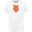 K-Swiss Mens Hypercourt Logo Tee 2 - White/Spicy Orange - thumbnail image 1