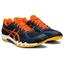 Asics Mens GEL-Blade 7 Speed Indoor Court Shoes - French Blue/Marigold Orange - thumbnail image 2