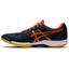Asics Mens GEL-Blade 7 Speed Indoor Court Shoes - French Blue/Marigold Orange - thumbnail image 4