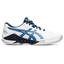 Asics Mens Blast FF 2 Indoor Court Shoes - White/Reborn Blue - thumbnail image 1