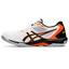 Asics Mens GEL-Rocket 10 Indoor Court Shoes - White/Shocking Orange - thumbnail image 4