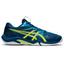 Asics Mens GEL-Blade 8 Indoor Court Shoes - Deep Sea Teal/Glow Yellow - thumbnail image 1