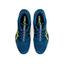 Asics Mens GEL-Blade 8 Indoor Court Shoes - Deep Sea Teal/Glow Yellow - thumbnail image 5