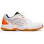 Asics Mens Gel-Renma Indoor Court Shoes - White/Shocking Orange - thumbnail image 1