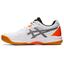 Asics Mens Gel-Renma Indoor Court Shoes - White/Shocking Orange - thumbnail image 2
