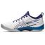 Asics Mens Blast FF 3 Indoor Court Shoes - White/Deep Ocean - thumbnail image 3
