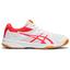 Asics Womens Upcourt 3 Indoor Court Shoes - White/Laser Pink - thumbnail image 1