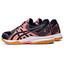 Asics Womens GEL-Rocket 9 Indoor Court Shoes - Guava/Midnight - thumbnail image 3