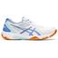 Asics Womens GEL-Rocket 10 Indoor Court Shoes - White/Periwinkle Blue - thumbnail image 1