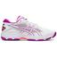 Asics Womens Netburner Super FF Indoor Court Shoes - White/Orchid - thumbnail image 1