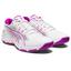 Asics Womens Netburner Super FF Indoor Court Shoes - White/Orchid - thumbnail image 2
