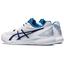 Asics Womens GEL-Tactic Indoor Court Shoes - White/Indigo Blue - thumbnail image 2