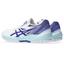 Asics Womens GEL-Task 3 Indoor Court Shoes - White/Eggplant - thumbnail image 3