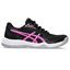 Asics Womens Upcourt 5 Indoor Court Shoes - Black/Hot Pink - thumbnail image 1