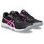 Asics Womens Upcourt 5 Indoor Court Shoes - Black/Hot Pink - thumbnail image 2