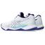 Asics Womens GEL-Tactic 12 Indoor Court Shoes - White/Eggplant - thumbnail image 3