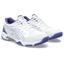 Asics Womens GEL-Rocket 11 Indoor Court Shoes - White/Purple - thumbnail image 2