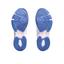 Asics Womens GEL-Rocket 11 Indoor Court Shoes - White/Sapphire - thumbnail image 3