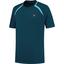 K-Swiss Mens Hypercourt Mesh Crew Tee - Teal - thumbnail image 1