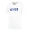 K-Swiss Mens Essentials Tee - White/Navy - thumbnail image 1