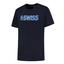 K-Swiss Mens Essentials Tee - Navy/White - thumbnail image 1