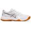 Asics Kids Upcourt 5 Indoor Court Shoes - White/Pure Silver - thumbnail image 1
